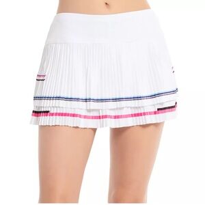 Lucky In Love Cross The Line Pleated Tennis Skirt (Skort) Size 8-10 NWOT
